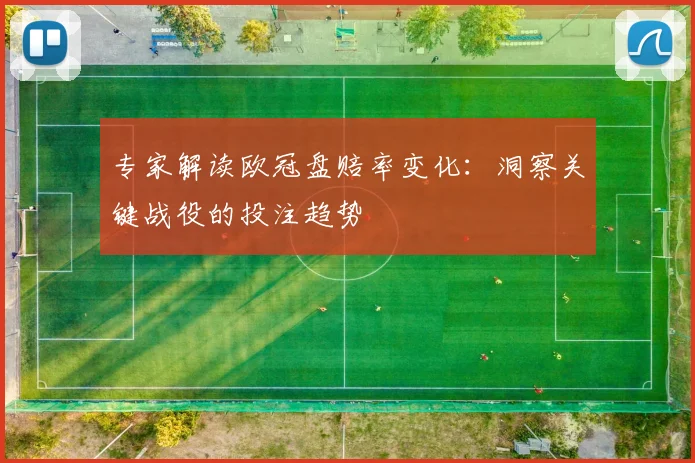 专家解读欧冠盘赔率变化：洞察关键战役的投注趋势
